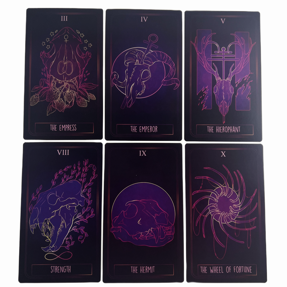 [Size Gốc] Bộ Bài The Bone Tarot 78 Lá Bài 7x12 Cm Tặng Đá Thanh Tẩy