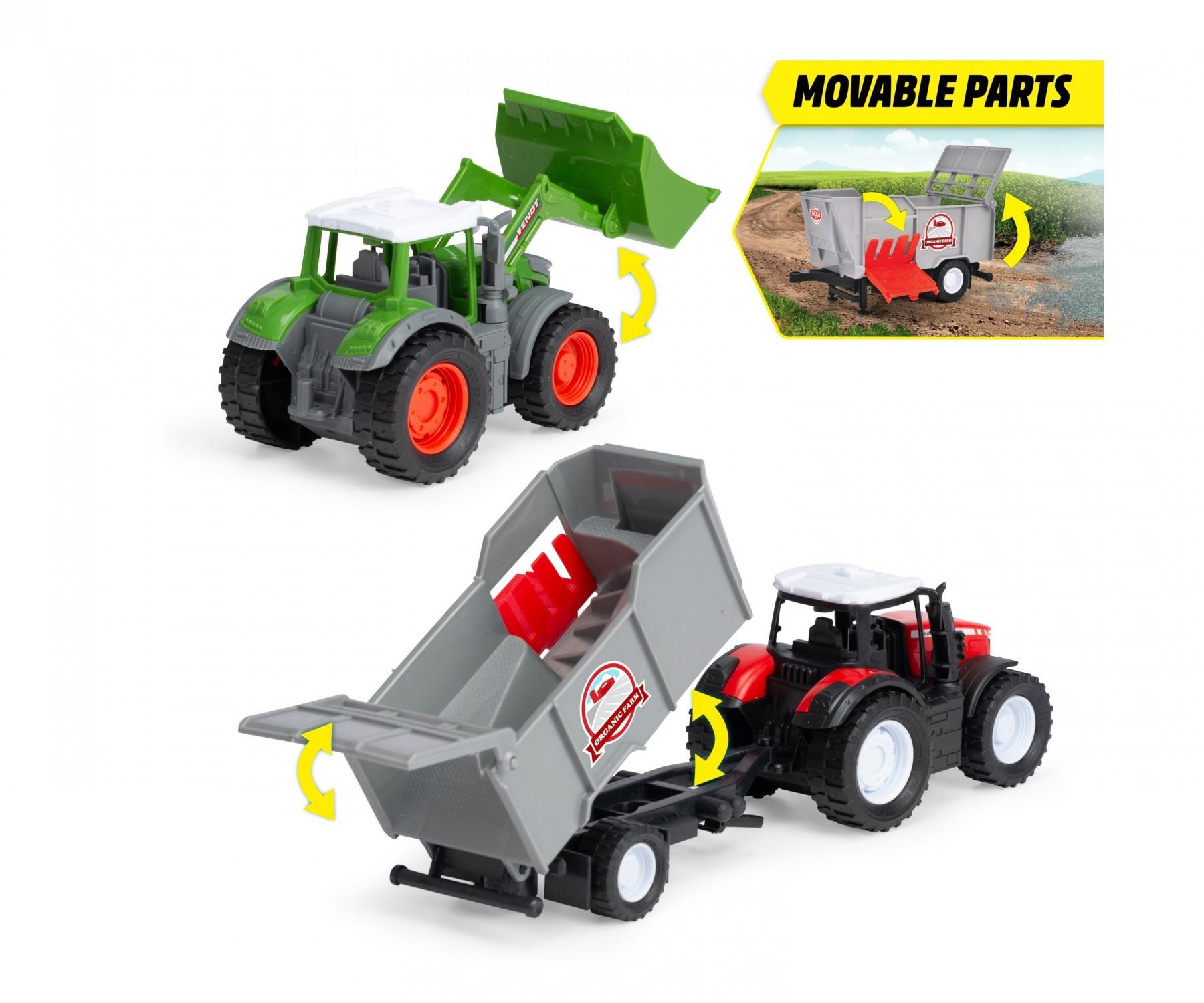 Bộ 2 Đồ Chơi Mô Hình Xe Nông Trại Farm Set - Dickie Toys 203732006