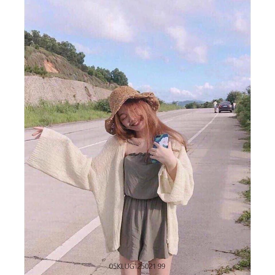 Áo khoác len mỏng nhiều màu