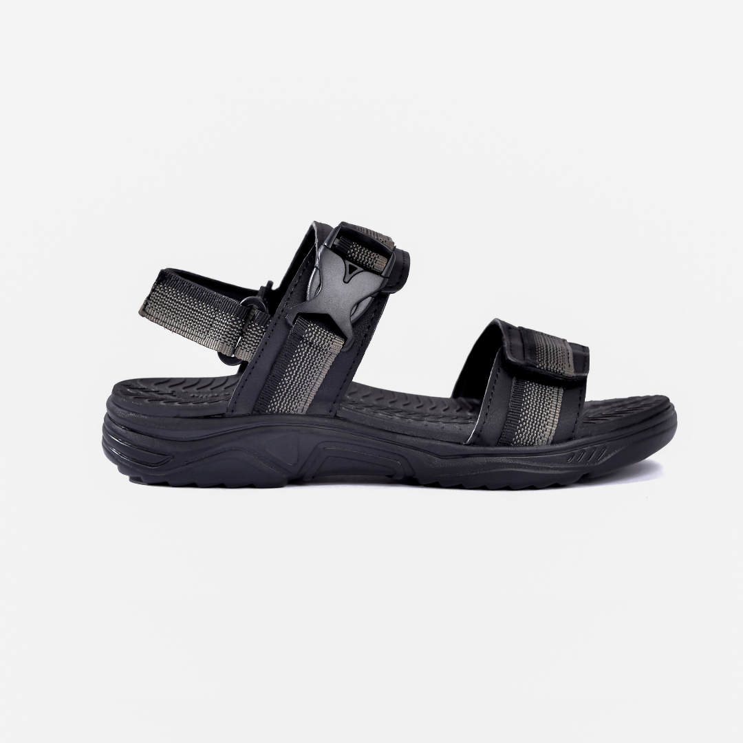 Giày Sandal Nam The Bily Quai Ngang - Xám Thổ Cẩm BL03XTC