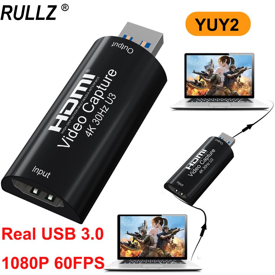 MS2130 Mini 4K Thẻ Quay Video 1080P 60fps PS4 Hộp Ghi Camera HDMI Sang USB 3.0 PC Phát Trực Tiếp Tiểu Ly Game Recorder