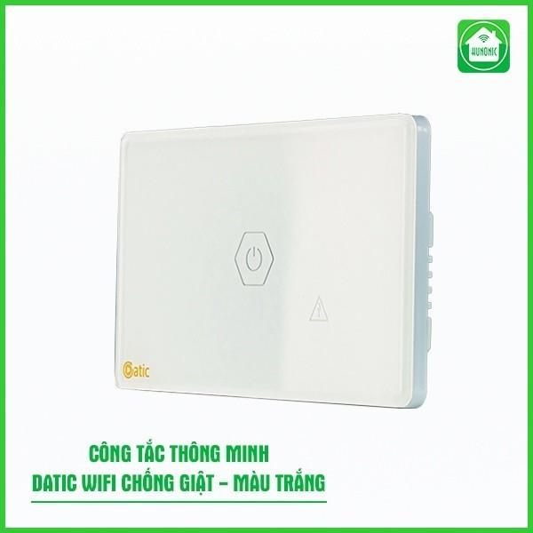 [CHỐNG GIẬT] Công tắc cảm ứng Hunonic Datic 1 Nút Công Suất Lớn kết nối Wifi điều khiển bình nóng lạnh, điều hoà từ xa