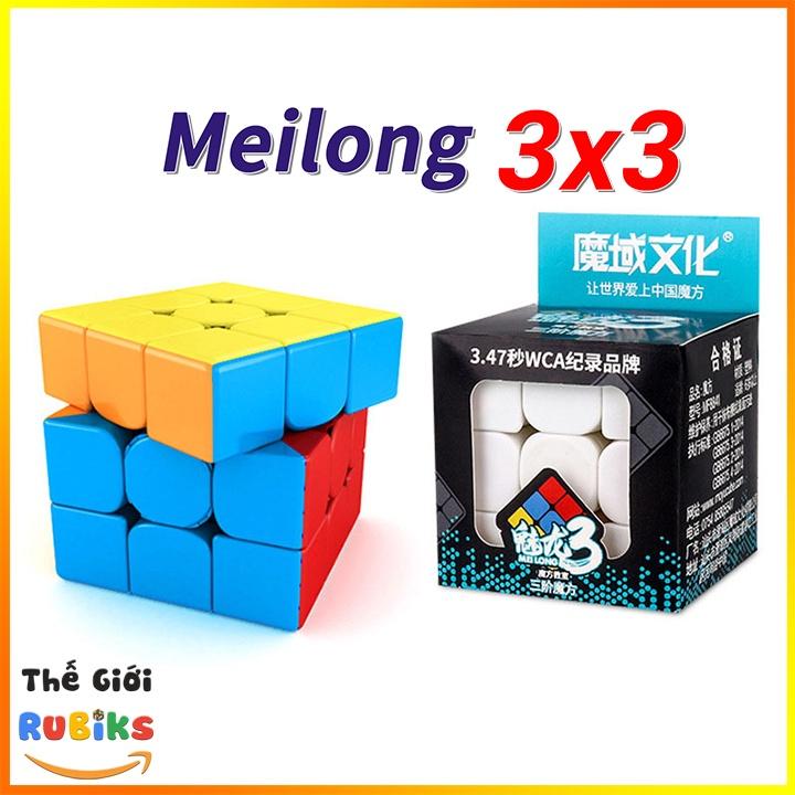 Rubik 3x3 MoYu MeiLong 3x3x3 Rubik's Cube 3 Tầng Xoay Trơn, Xịn, Dùng Trong Thi Đấu