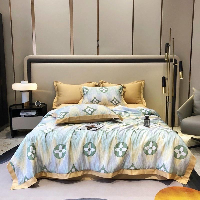 Bộ Ga Gối Chăn hè Lụa tencel Thái Hàng Nhập Khẩu Cao Cấp 4 món nhiều mẫu