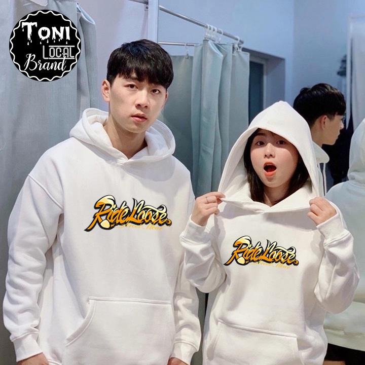 ( ) ÁO HOODIE Local Brand Unisex RIDE LOOSE Nỉ Bông Form Rộng Nam Nữ (HD9230L - Full Size - Kèm Video Ảnh Thật)