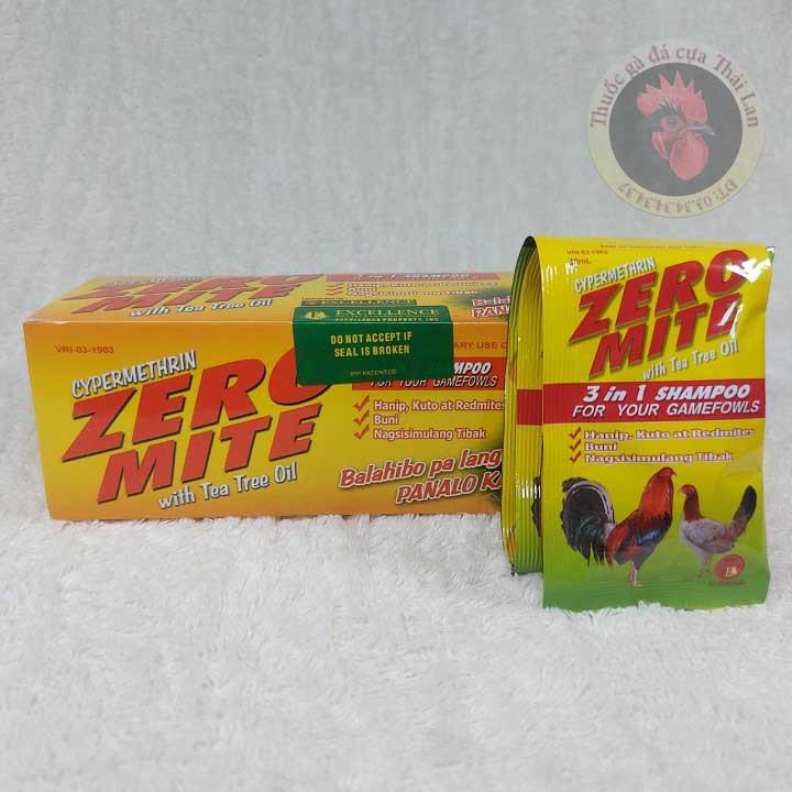 Combo 2 gói - Zero mite - xà bông tắm gà