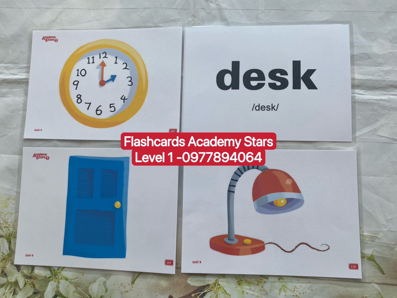 Flashcard ACADEMY STARS 1 (Size A5 ép plastics)