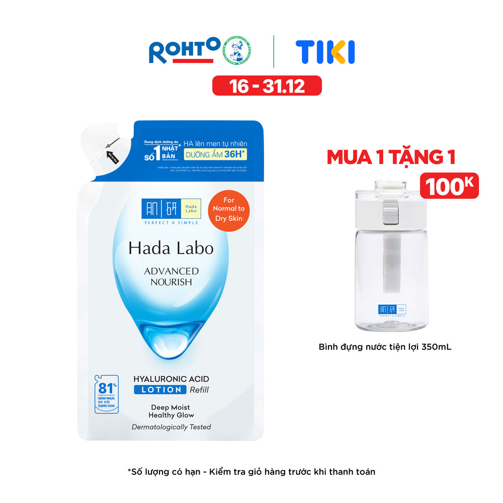 Dung dịch dưỡng ẩm Hada Labo Advance Nourish Hyaluronic Acid cho da thường, da khô 170ml