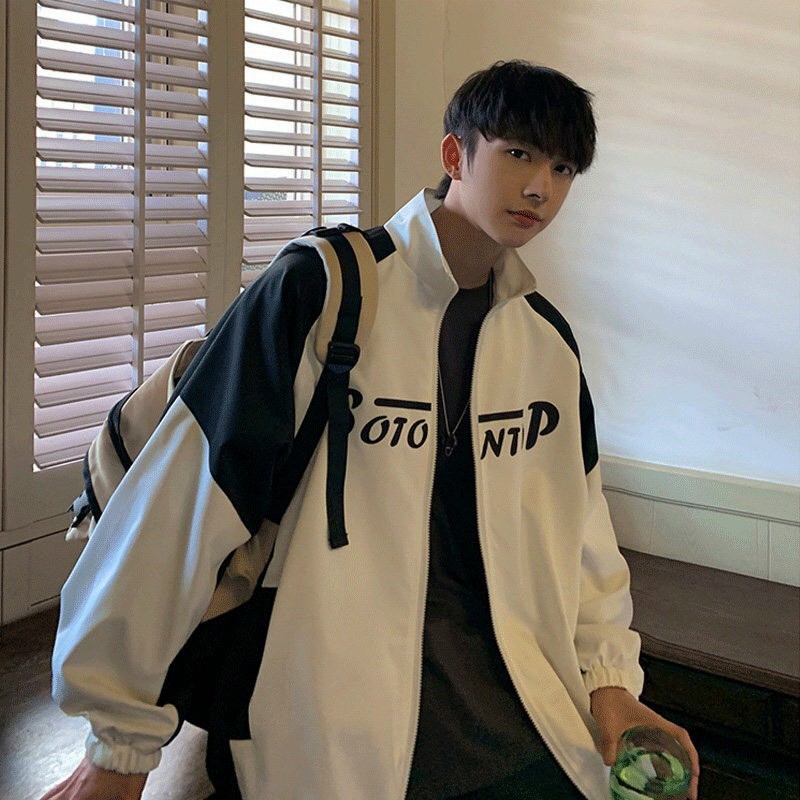 Áo khoác dù SoTontP Unisex Ulzzang 2 lớp phối màu 2 size Nam Nữ , hàng chuẩn from, ÁO KHOÁC GIÓ UNIXEX FORM RỘNG CÁ TÍNH