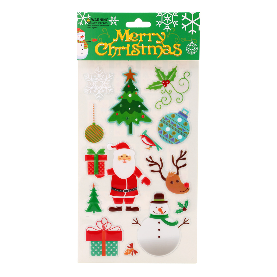 Hình Dán Nổi Trang Trí Noel
