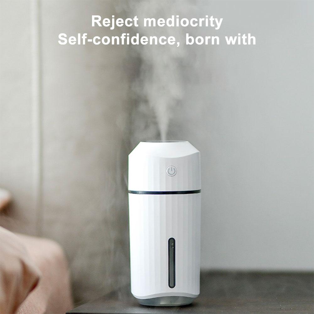 Máy Tạo Độ Ẩm Không Khí 320ML Hình Thỏ Dễ Thương Siêu Im Lặng USB Tinh Phòng Xe Ban Đêm LED Đèn Máy Lọc Không Khí Sương máy Làm Không Khí Tươi Hơn