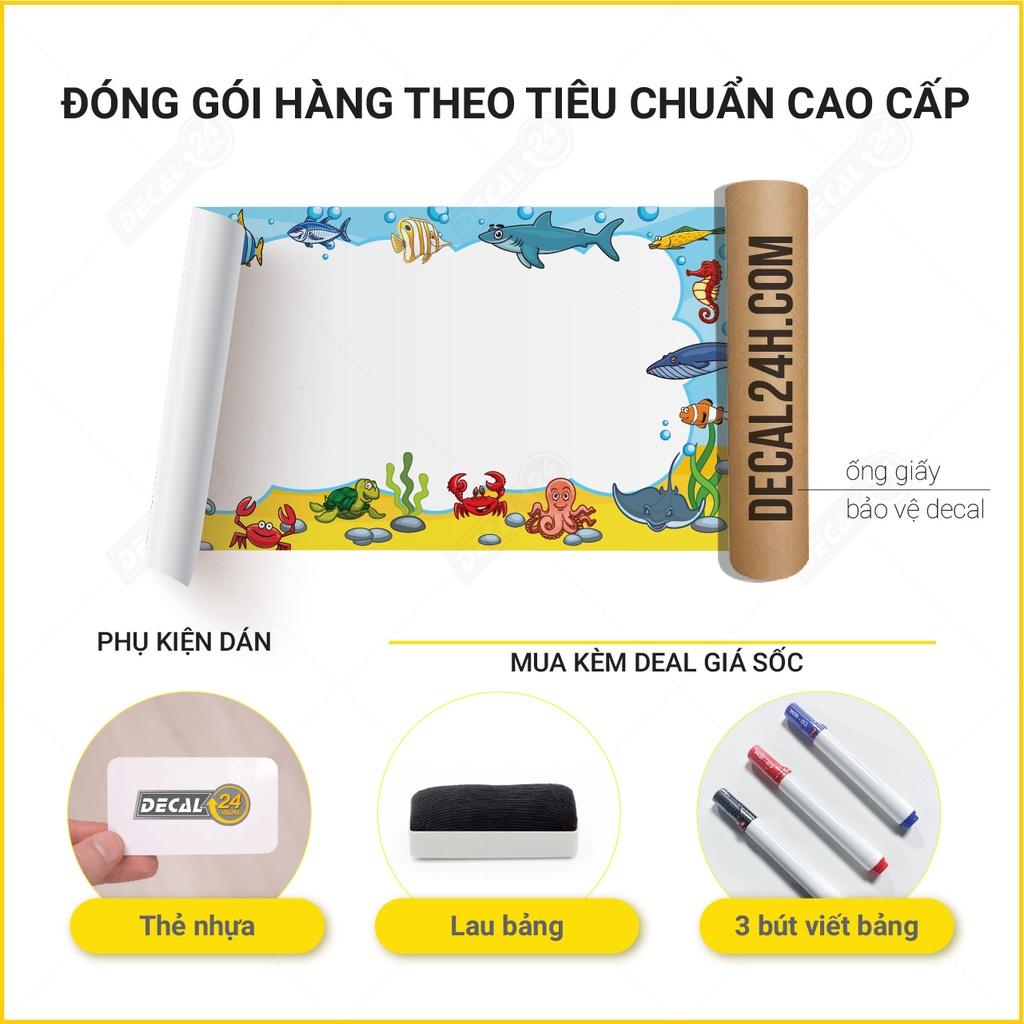 Decal Bảng Trắng Viết Bằng Bút Lông - Decal cho bé thỏa sức sáng tạo - HÀNG CAO CẤP