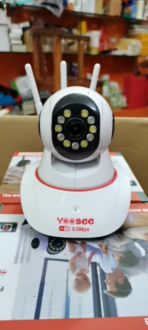 Camera wifi yoosee 3.0  2K siêu nét - camera ip yoosee 3 râu 3mp trong nhà - hàng nhập khẩu