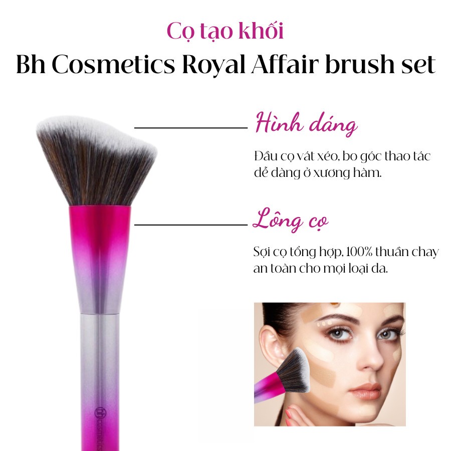 Cọ Tạo Khối Phấn Hoặc Kem Bh Cosmetics Royal Affair Sculpting Brush