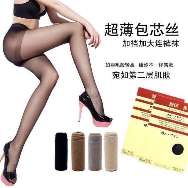 Quần tất M u j i xuấtNhật siêumỏng, siêudai, siêuthật chân, cogiãn cựctốt, chất liệu mềm, mịn, nhẹ, hàng loại1 Nữ Women