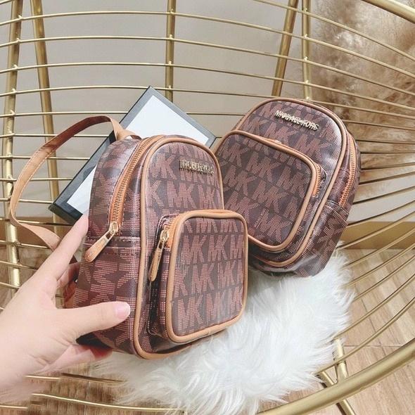 Balo nữ mini ZuCi A08 thời trang du lịch, đi học, đi chơi phong cách Hàn Quốc dễ thương da mềm cao cấp size 21cm