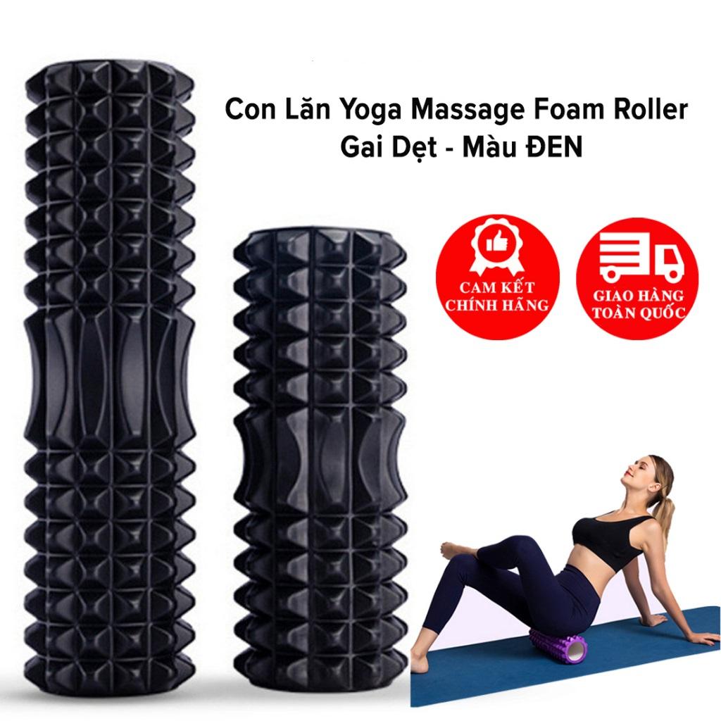 Con Lăn Massage Yoga Foam Roller dododios Màu Đen