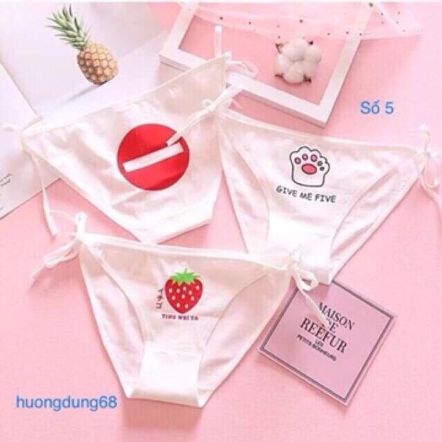 Quần Lót Nữ Cotton Buộc Dây Hông Give Me Thời trang Nhật Hàng Loại Đẹp.