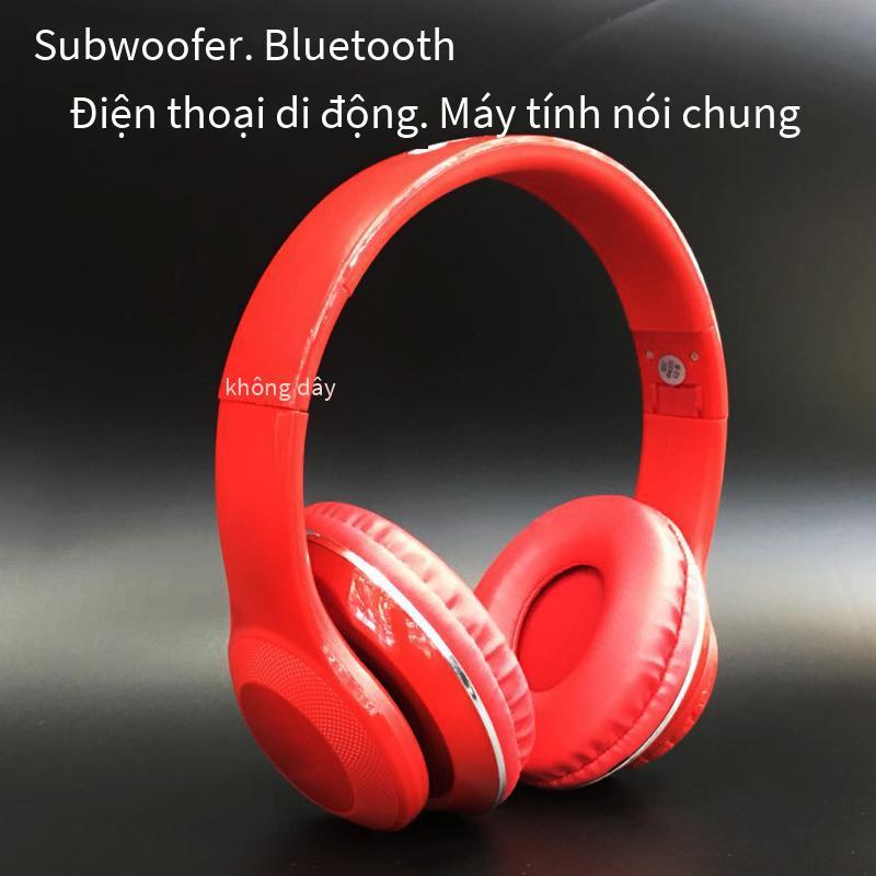 Khuyến Mãi Thâm Quyến E55 Âm Thanh Nổi Trò Chơi Máy Tính Âm Nhạc Tai Nghe Lớn Tai Nghe Siêu Trầm Tai Nghe Bluetooth Không Dây