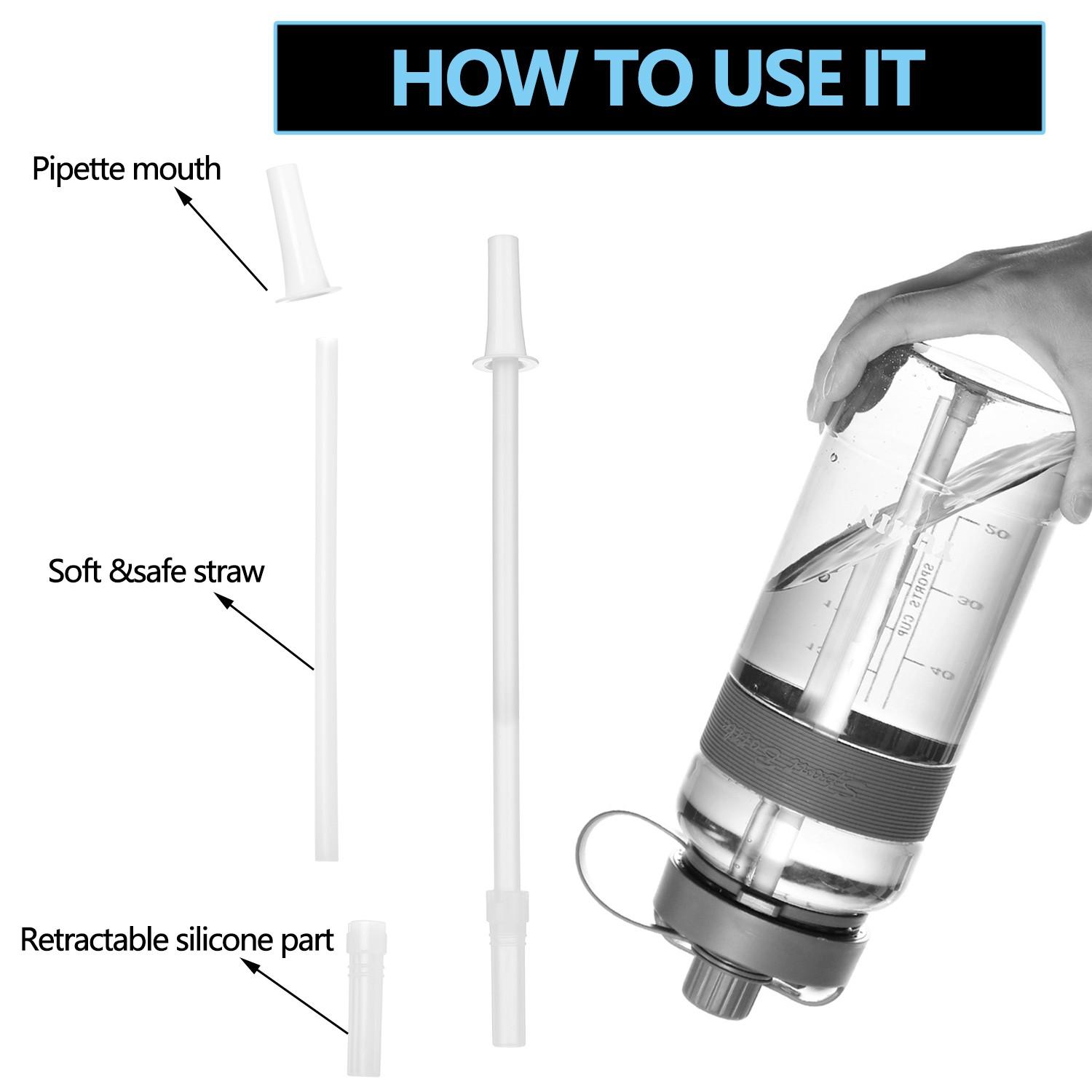 Set 3 Ống Hút Silicon Có Thể Tái Sử Dụng Tiện Lợi