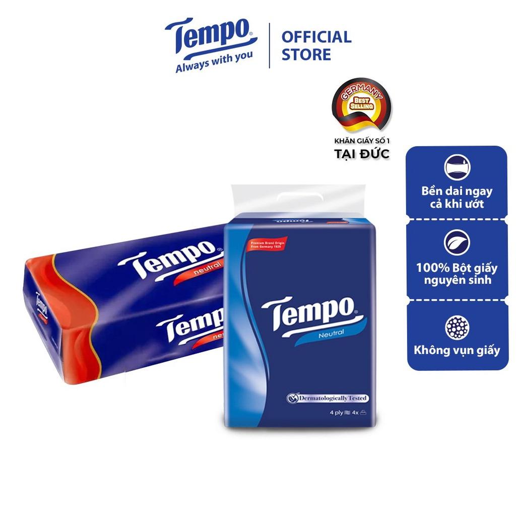 1 Lốc Tempo cao cấp Giấy vệ sinh Toipa & 1 Lốc Khăn giấy rút Softpack