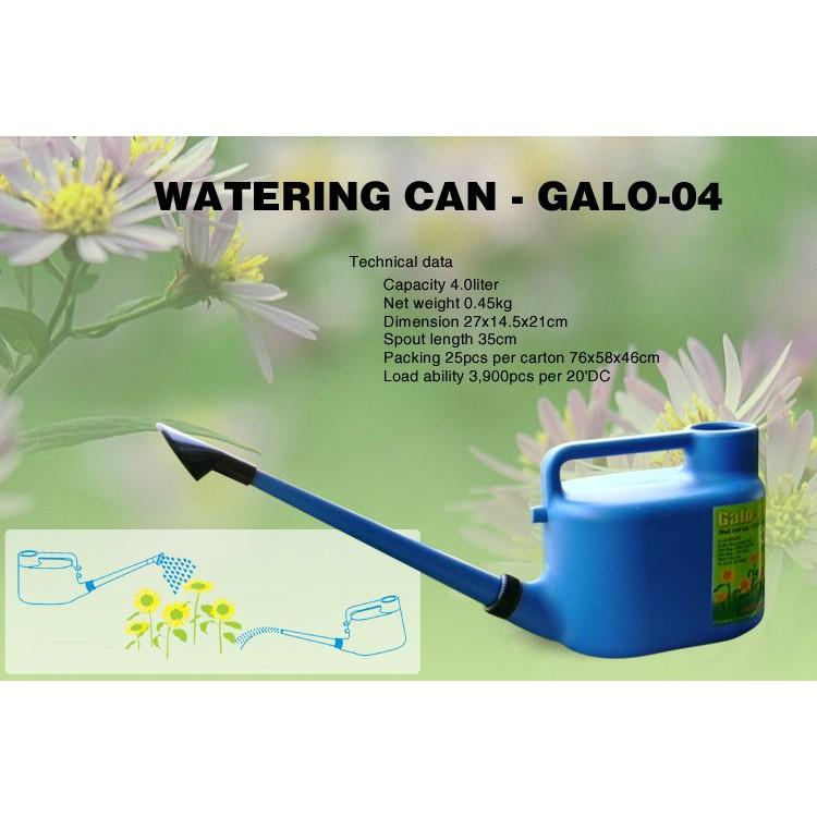 Bình tưới cây 2 kiểu 4L - Nhựa PE bền đẹp