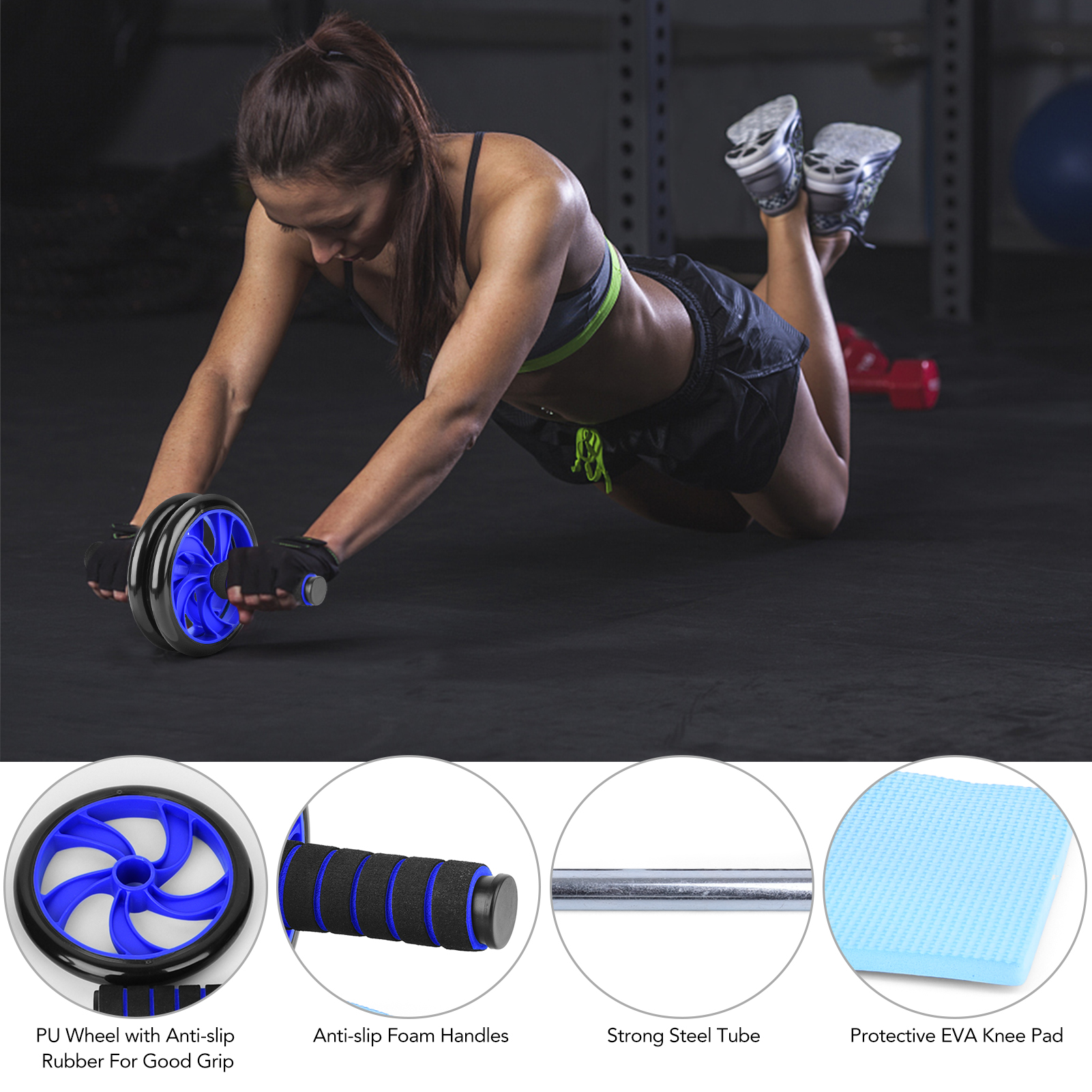 Set 7in dụng cụ bánh lăn cho tập luyện