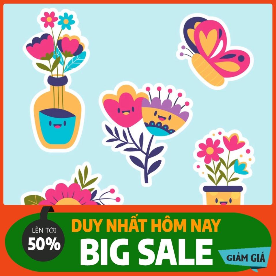 Combo 10 sheet sticker dán đồ chơi cực xinh xắn, phù hợp cho sổ tay, laptop, mũ bảo hiểm và vali.