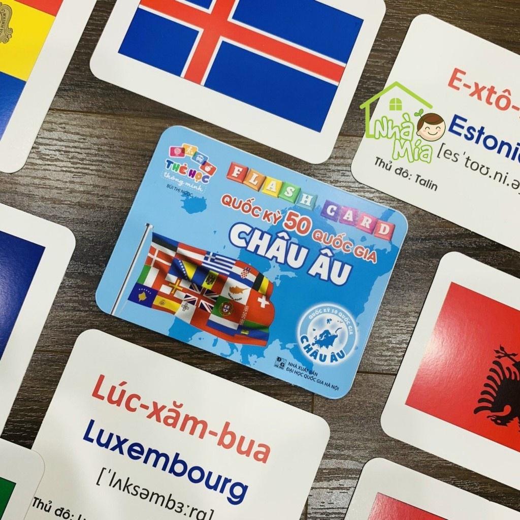 Thẻ Flashcard thẻ các nước - Cùng bé khám phá các quốc gia trên thế giới