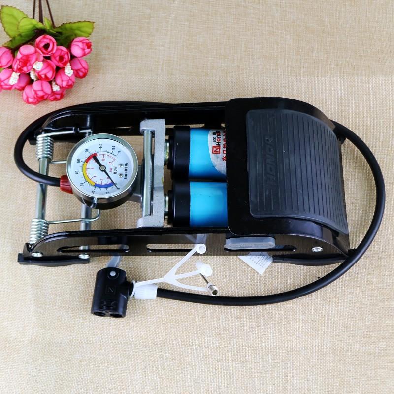 Bơm đạp chân đa năng 2 ống bơm