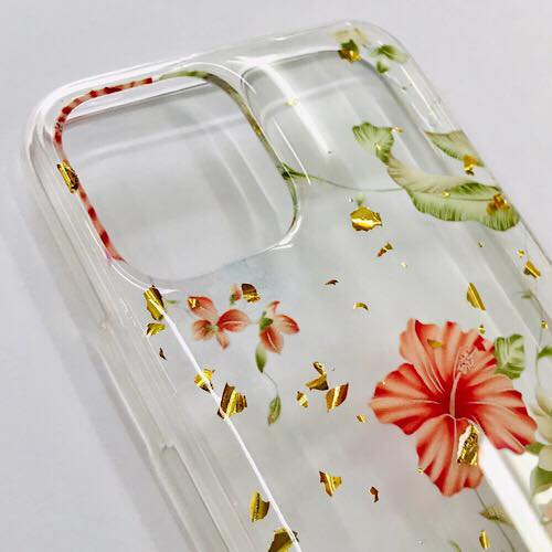 Ốp lưng cho iPhone 11 Pro hiệu i-KURA Bezel Flower H4 - Hàng nhập khẩu