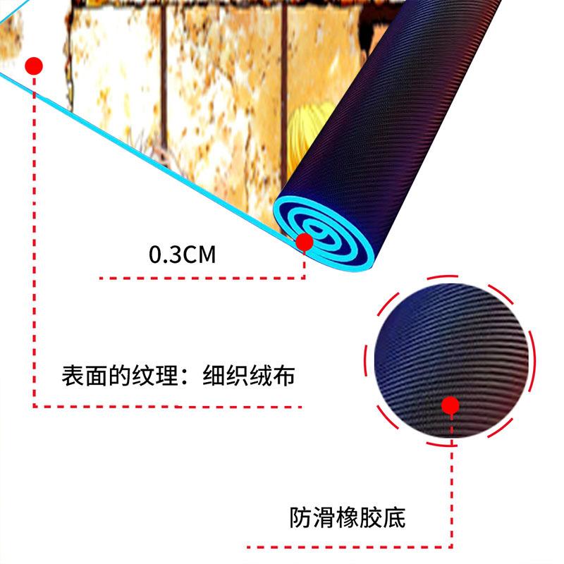 Đảm Bảo Chất Lượng Hoạt Hình Sáng Tạo Sạc Không Dây Khóa Cạnh Miếng Lót Chuột Game Khóa Cạnh Dày Chống Trơn Trượt Chống Mài Mòn Chống Bẩn