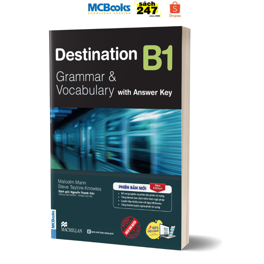 Destination B1 Grammar &amp; Vocabulary with answer key (MCBooks Phiên bản mới)