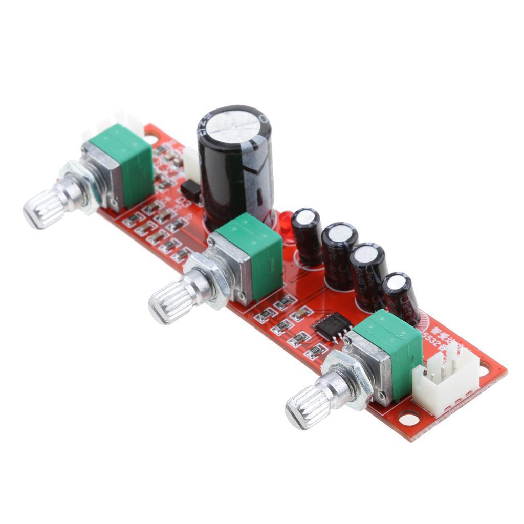3pcs Preamp board Bass Treble Volume Control Board