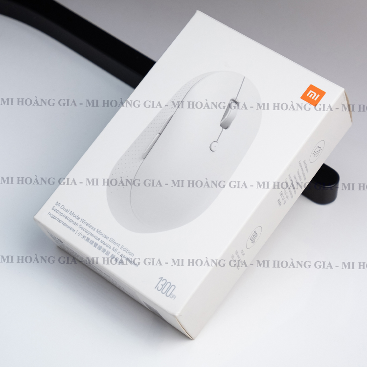 Chuột Không Dây Xiaomi Mi Dual Mode Wireless Mouse Silent Edition - Màu trắng - Hàng Chính Hãng