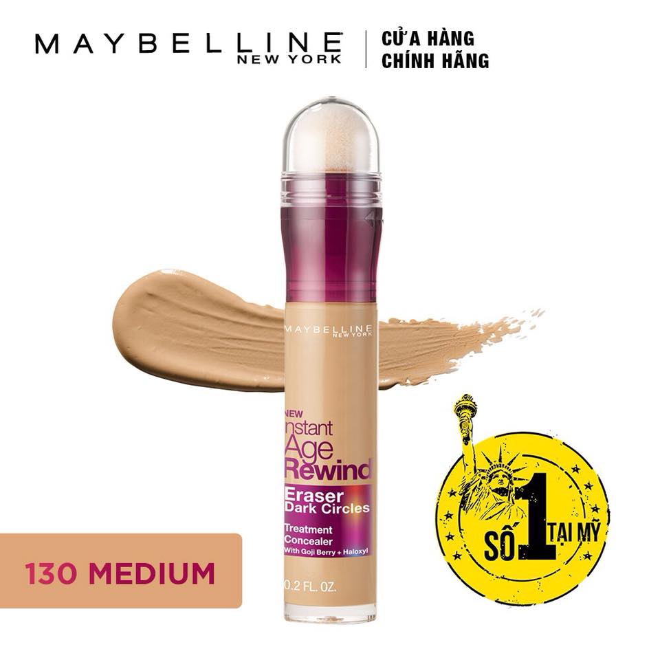 Bút Che Khuyết Điểm Maybelline Age Rewind - Màu 130 Medium 6,2ml