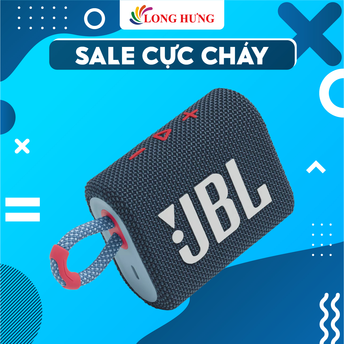 Loa Bluetooth JBL Go 3 JBLGO3 - Hàng chính hãng