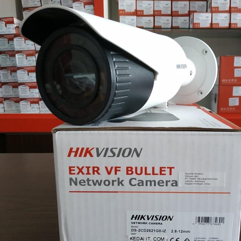 Camera IP thân trụ hikvision DS-2CD2621G0-IZ, DS-2CD2621G0-IZS hồng ngoại 2 MP chuẩn nén H.265+ - Hàng Chính Hãng