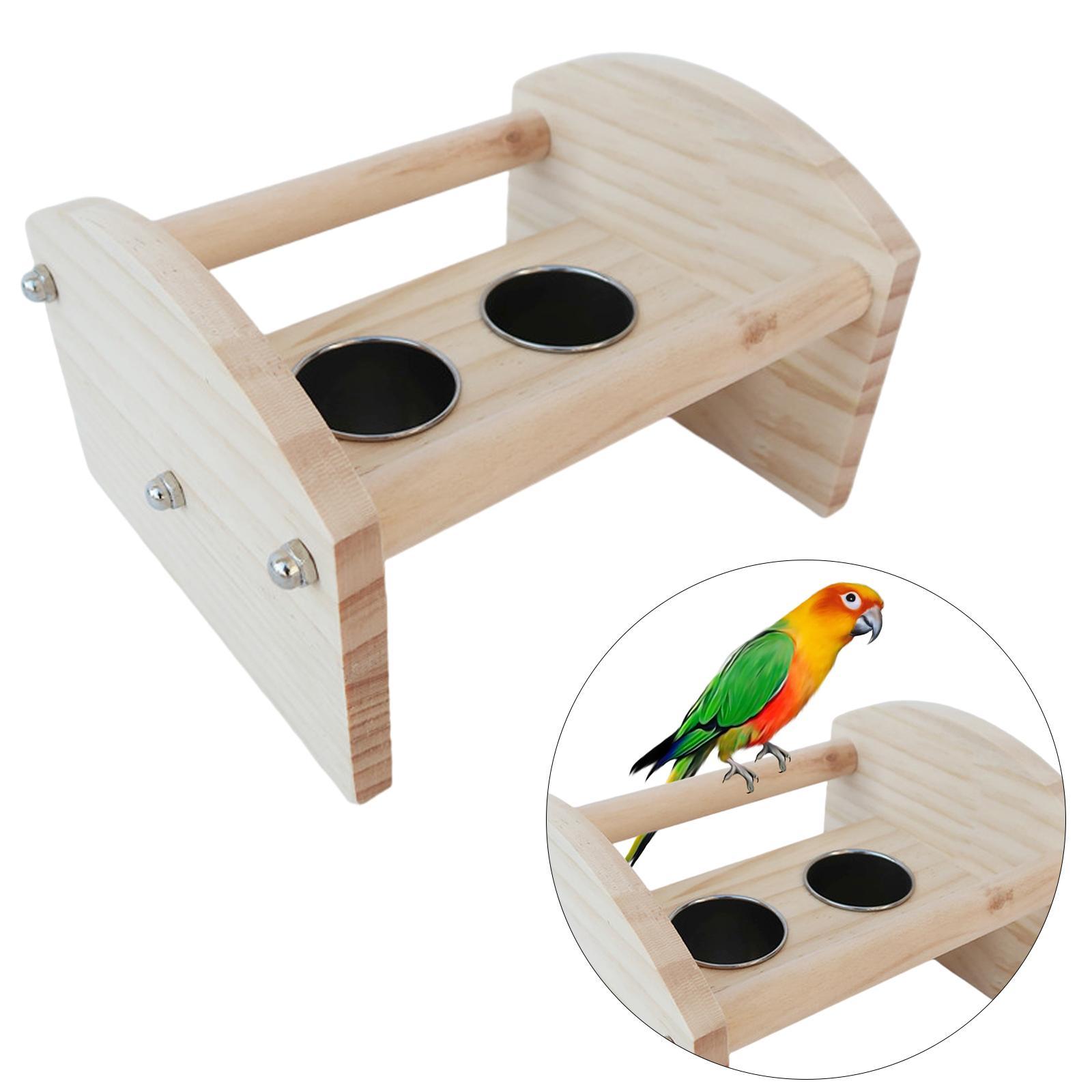 Bird Perch Stand Cage Supplies Training Standing Playground Playstand