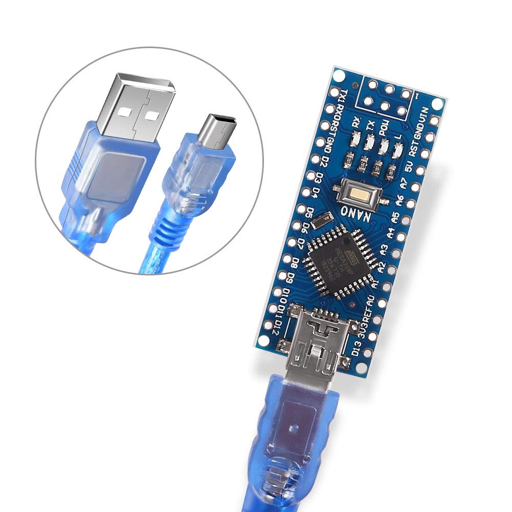 Module arduino NANO V3.0 Atmega328P CH340 kèm cáp dữ liệu