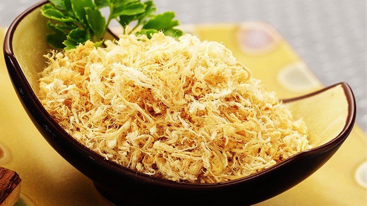 CHÀ BÔNG SỢI HŨ 500G VÀ XOÀI SẤY DẺO HŨ 500G TÂN LỘC PHÁT