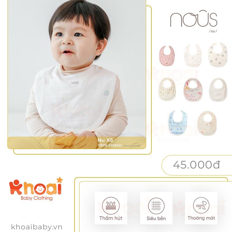 Phụ kiện Nous - Yếm cho bé - Chất liệu Nu Xô 100% cotton thiên nhiên