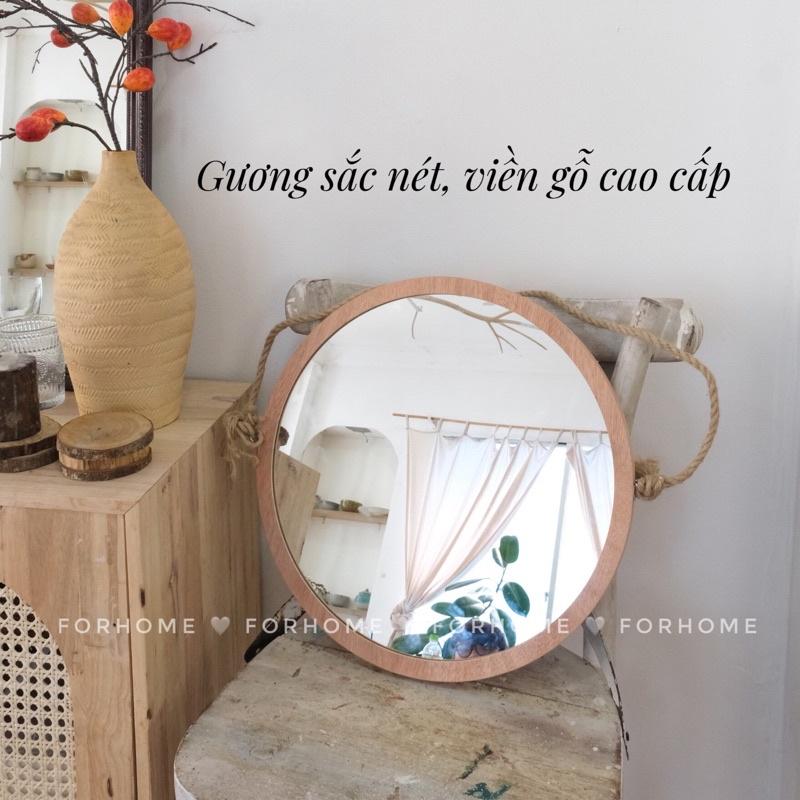 Gương Tròn Treo Tường Decor Full Phụ Kiện ️ ️HÌNH THỰC TẾ ️ Sản phẩm của Nội Thất FOR HOME