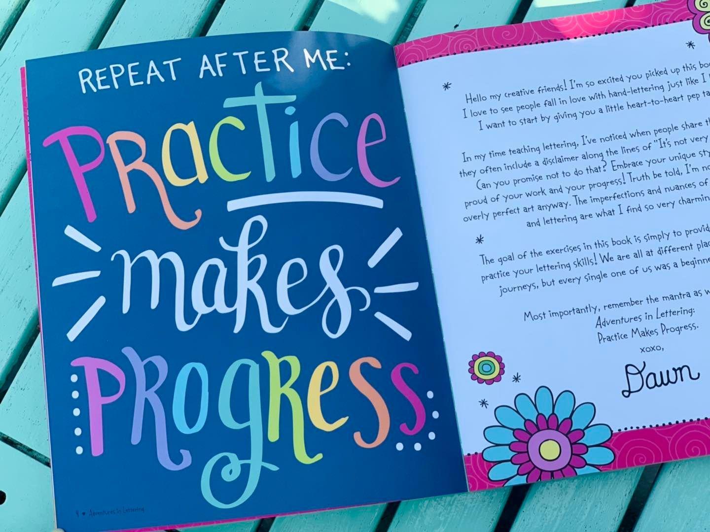 Adventures in Lettering : 40 exercises &amp; projects to master your hand-lettering skills