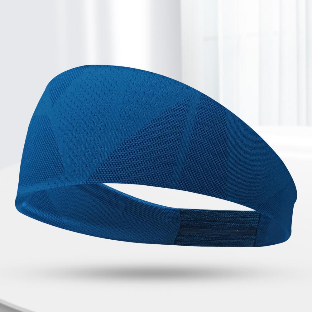 Thể thao Headband Hấp thụ mồ hôi đầu gói tóc Yoga thể thao trên băng đô dây Yoga Nữ Yoga Nông áo thể thao Color: Sky Blue
