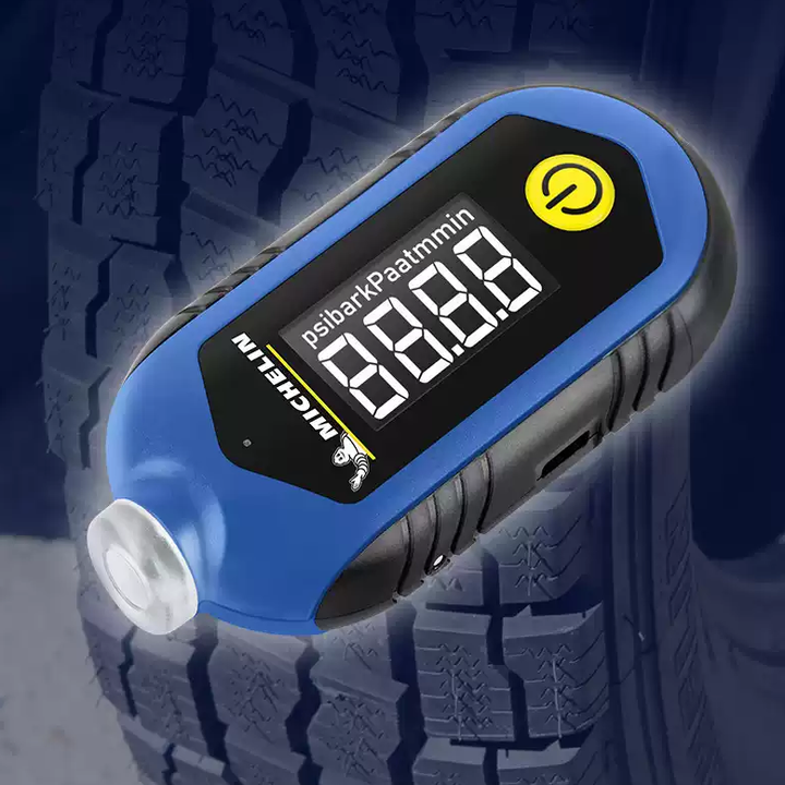 Đồng hồ đo áp suất lốp điện tử Michelin M2209, màn hình LCD 1 inch, đơn vị đo Psi, Kpa, Bar, At - Hàng Chính Hãng