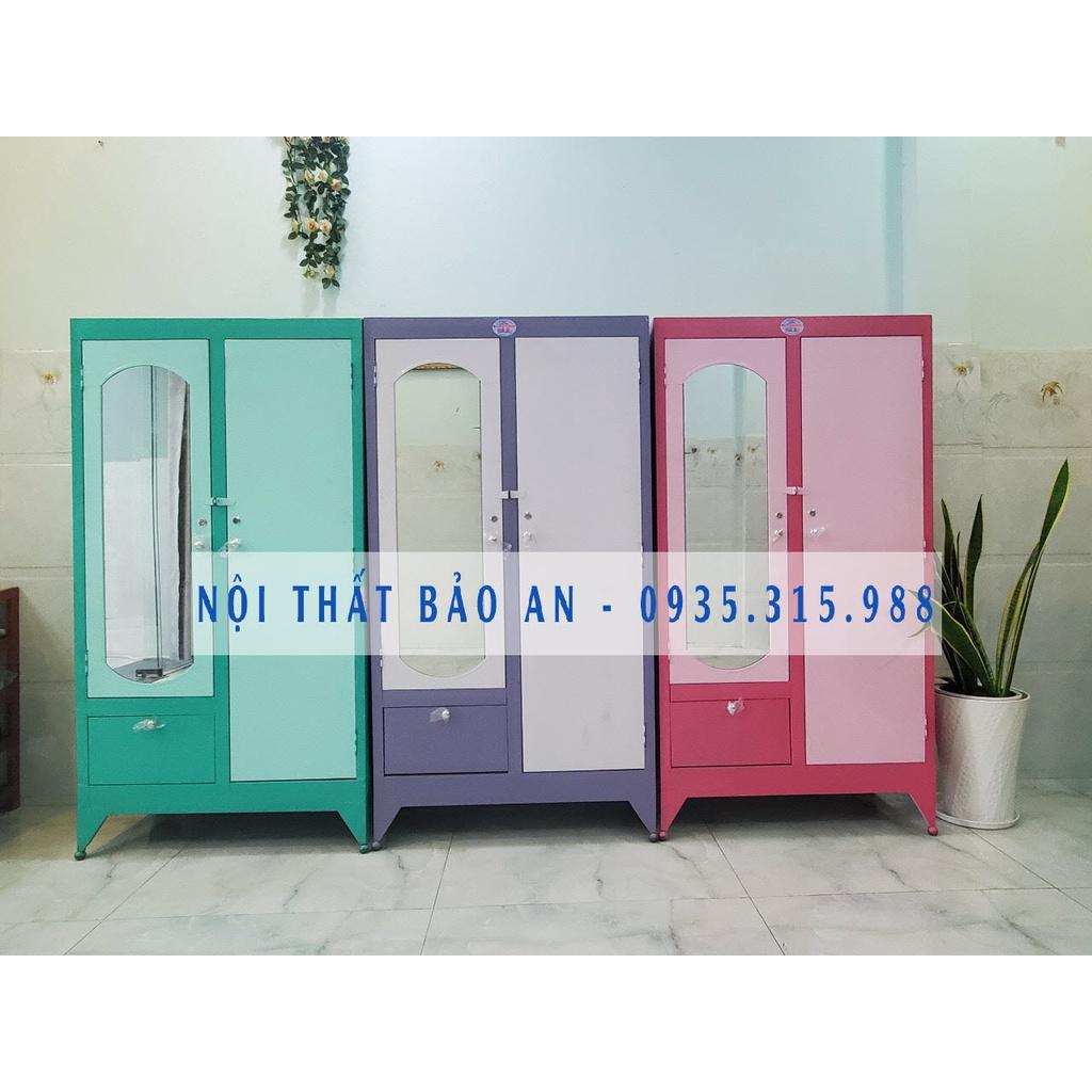 Tủ sắt quần áo ngang 0.9m x cao 1m8 GIÁ SINH VIÊN