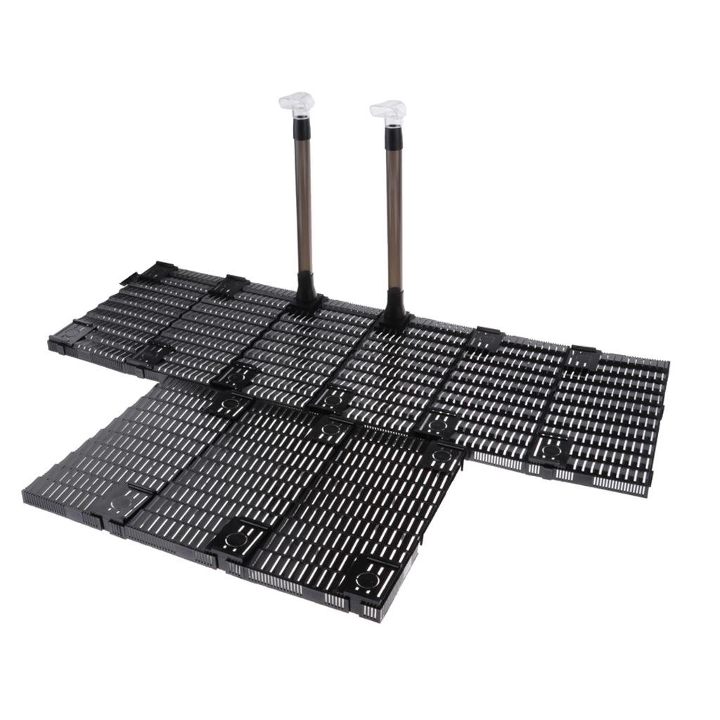 Fish Tank Undergravel Plastic Filter Board Aquarium Filter Board Black