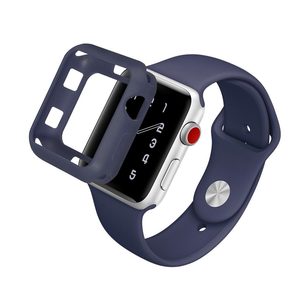 Ốp silicon bảo vệ mặt đồng hồ thông minh dành cho Apple Watch 6 SE 5 4 3 2 1 38mm 42mm 40mm 44mm