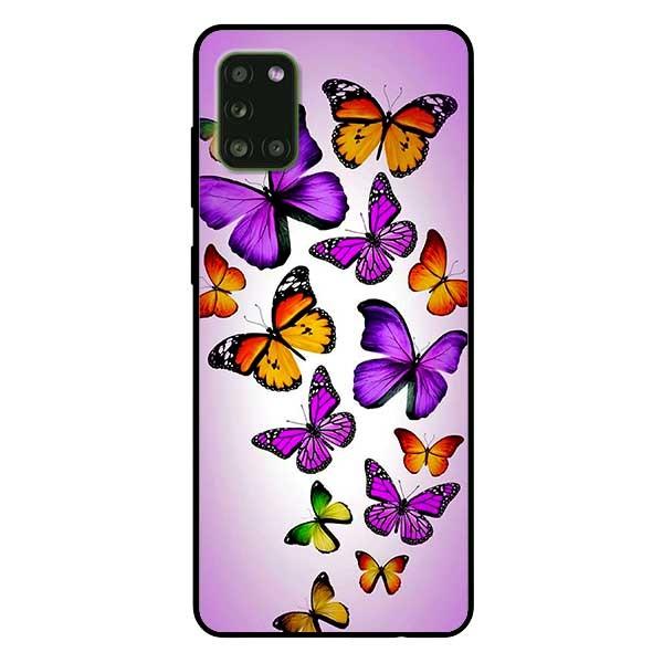 Ốp lưng dành cho Samsung A21 - A21s - A31 mẫu Bướm Tím Bay